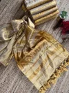 Tew Pure Handloom Tissue Cotton Zari Waving Saree